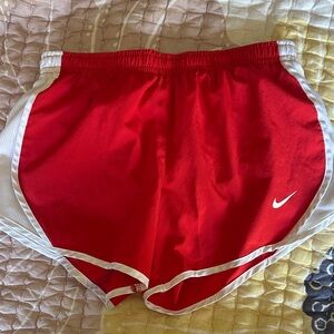 Nike KIDS Red and‎ White Athletic Shorts